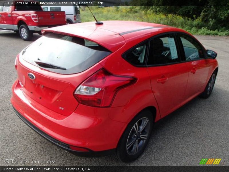 Race Red / Charcoal Black 2014 Ford Focus SE Hatchback