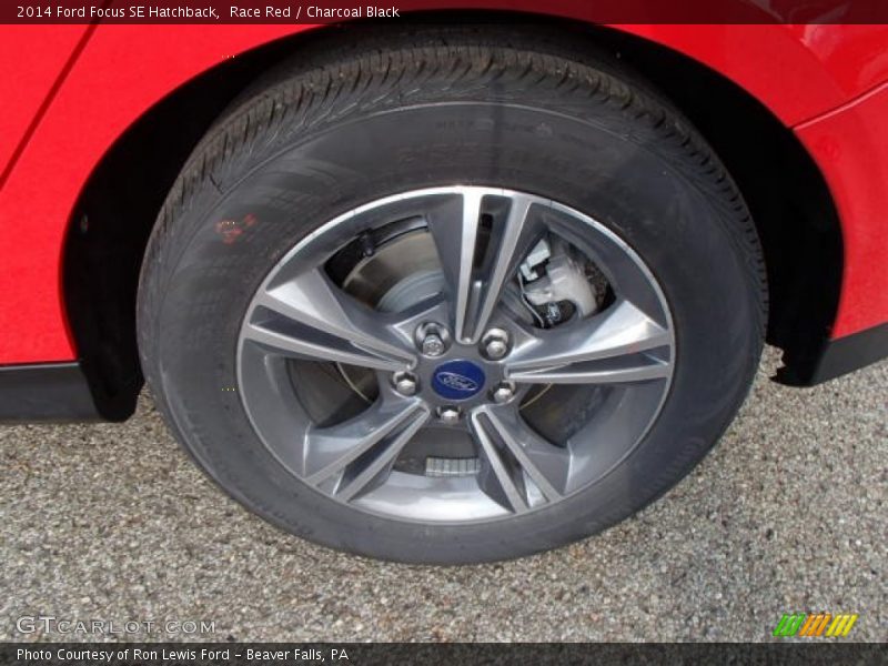 Race Red / Charcoal Black 2014 Ford Focus SE Hatchback