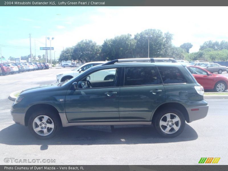 Lofty Green Pearl / Charcoal 2004 Mitsubishi Outlander XLS