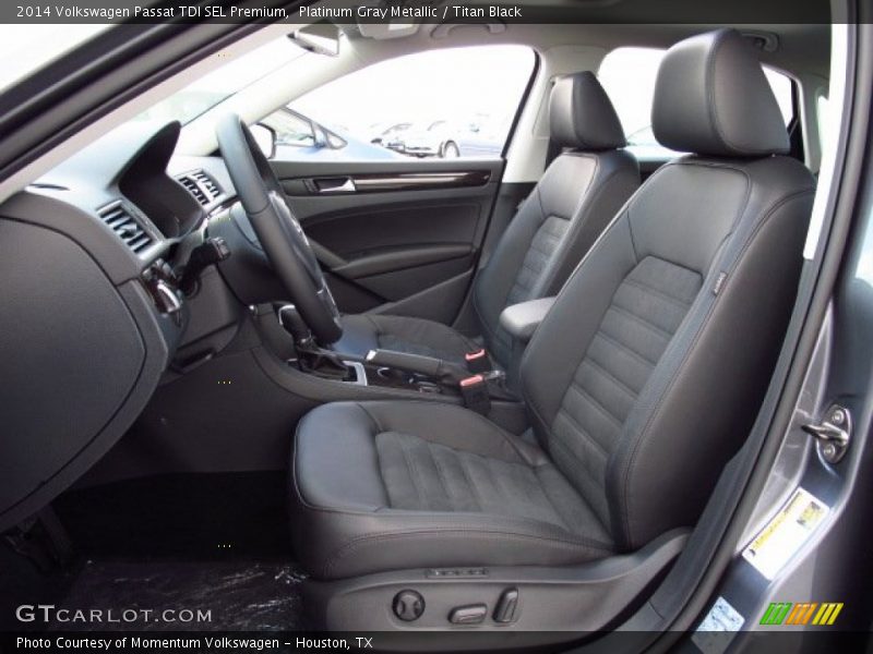  2014 Passat TDI SEL Premium Titan Black Interior