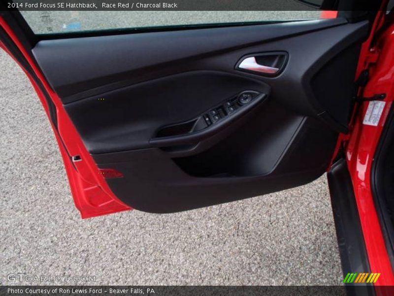 Race Red / Charcoal Black 2014 Ford Focus SE Hatchback