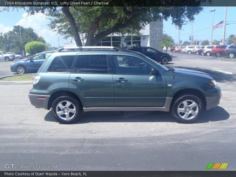Lofty Green Pearl / Charcoal 2004 Mitsubishi Outlander XLS