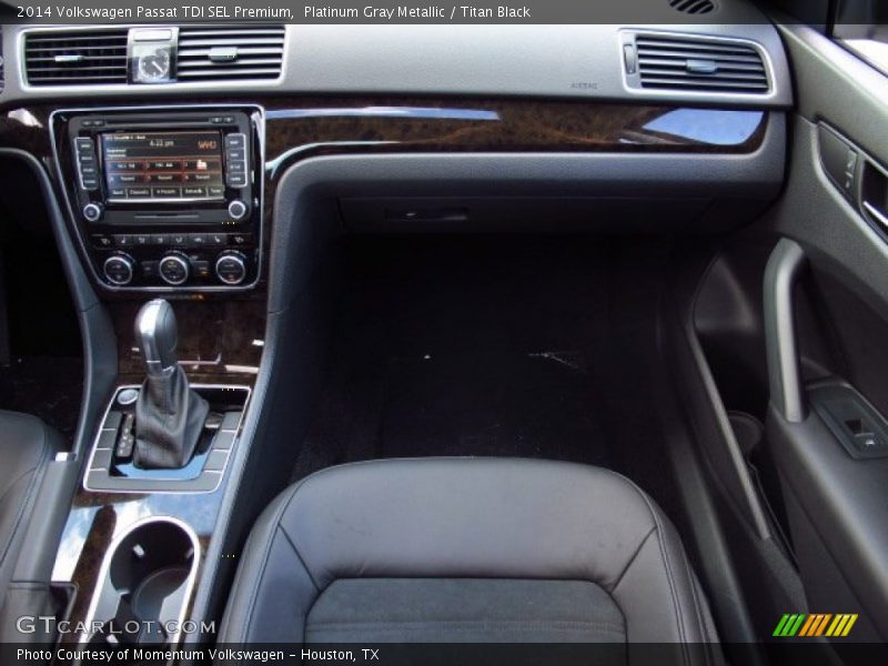 Platinum Gray Metallic / Titan Black 2014 Volkswagen Passat TDI SEL Premium