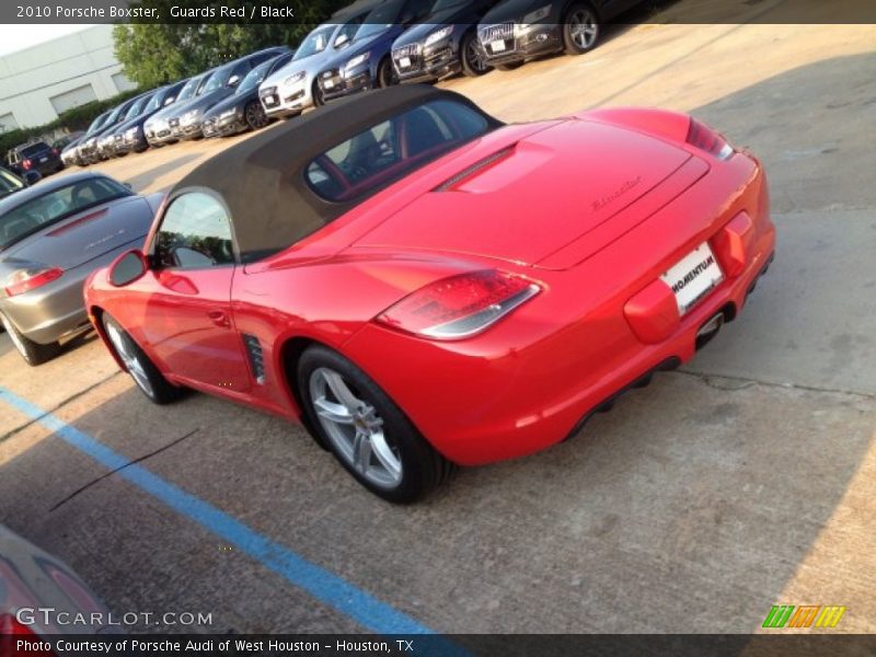 Guards Red / Black 2010 Porsche Boxster