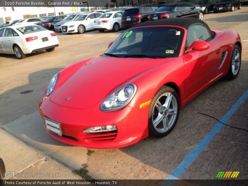 Guards Red / Black 2010 Porsche Boxster