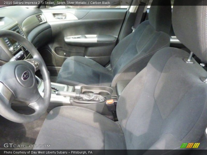 Spark Silver Metallic / Carbon Black 2010 Subaru Impreza 2.5i Sedan