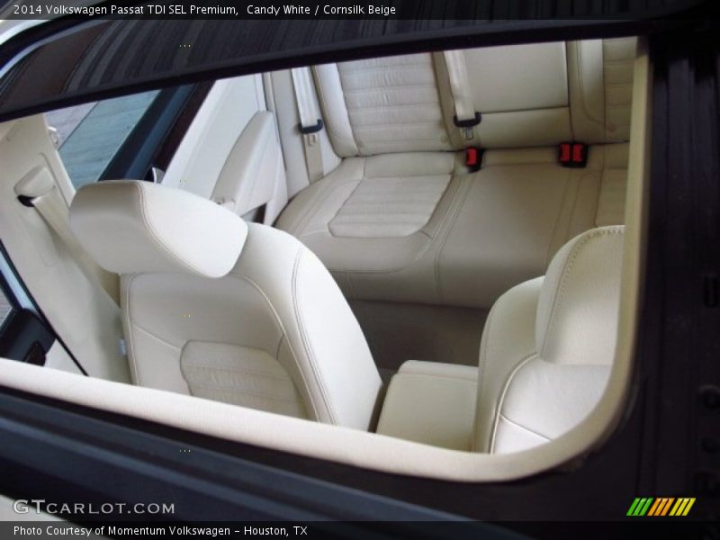 Candy White / Cornsilk Beige 2014 Volkswagen Passat TDI SEL Premium