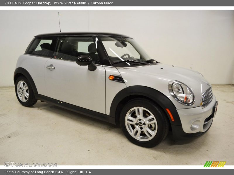 White Silver Metallic / Carbon Black 2011 Mini Cooper Hardtop