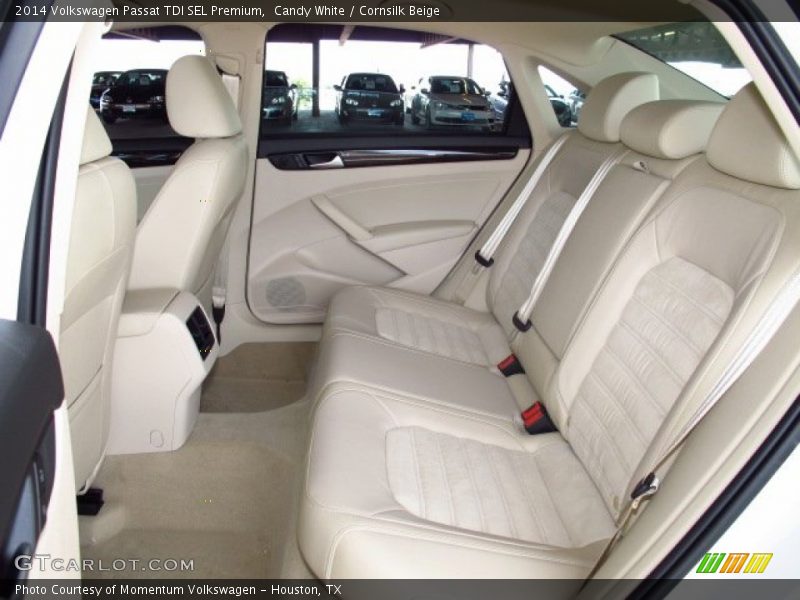 Candy White / Cornsilk Beige 2014 Volkswagen Passat TDI SEL Premium