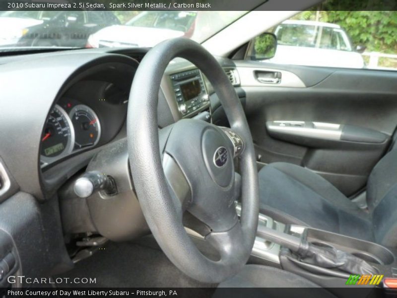 Spark Silver Metallic / Carbon Black 2010 Subaru Impreza 2.5i Sedan