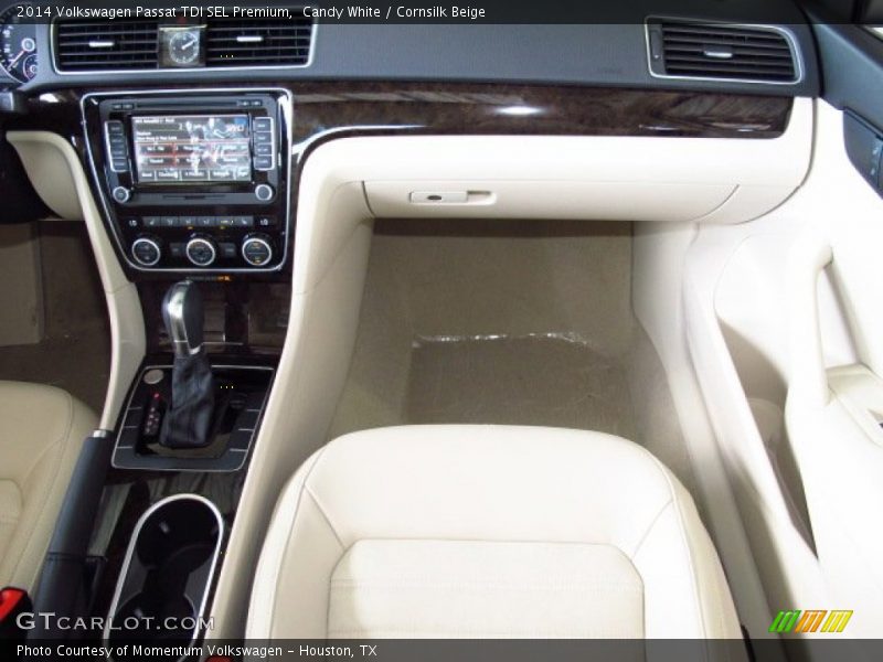 Candy White / Cornsilk Beige 2014 Volkswagen Passat TDI SEL Premium