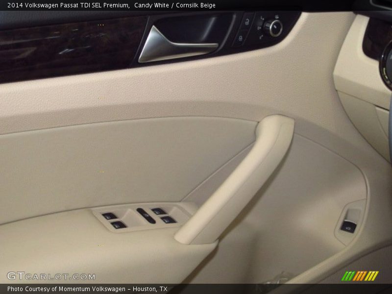 Candy White / Cornsilk Beige 2014 Volkswagen Passat TDI SEL Premium