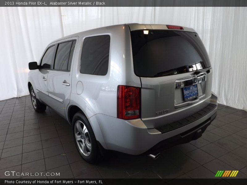 Alabaster Silver Metallic / Black 2013 Honda Pilot EX-L