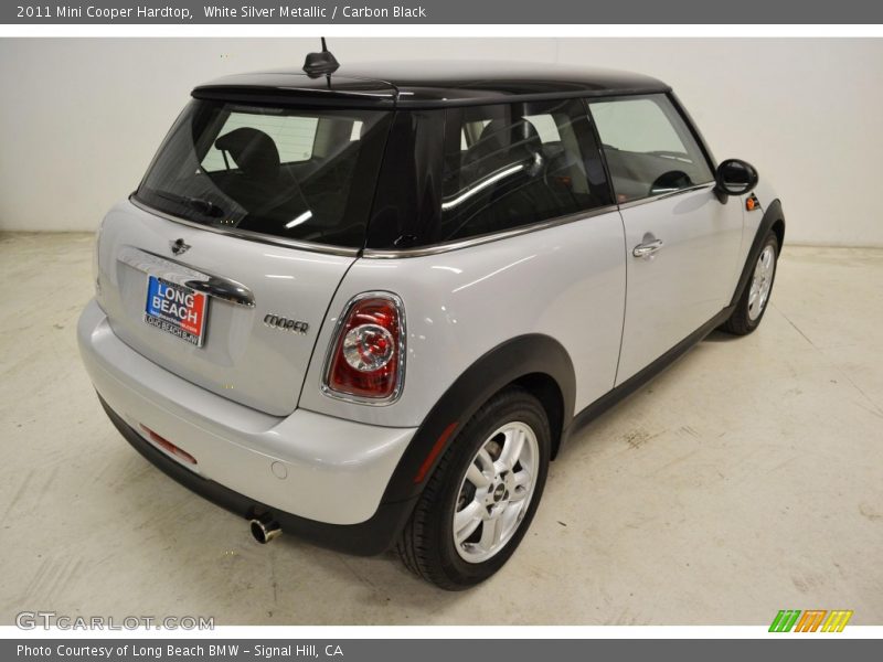 White Silver Metallic / Carbon Black 2011 Mini Cooper Hardtop