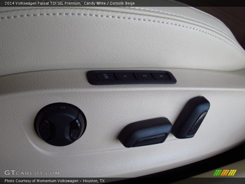 Candy White / Cornsilk Beige 2014 Volkswagen Passat TDI SEL Premium