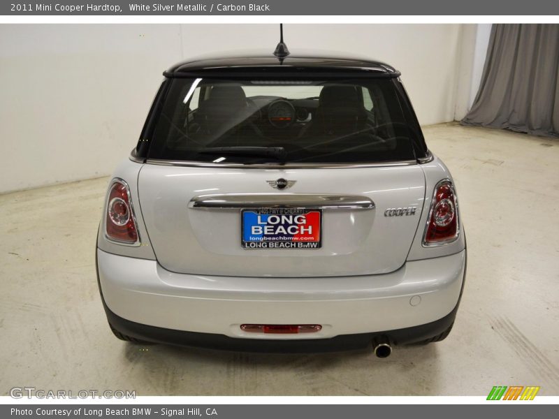 White Silver Metallic / Carbon Black 2011 Mini Cooper Hardtop