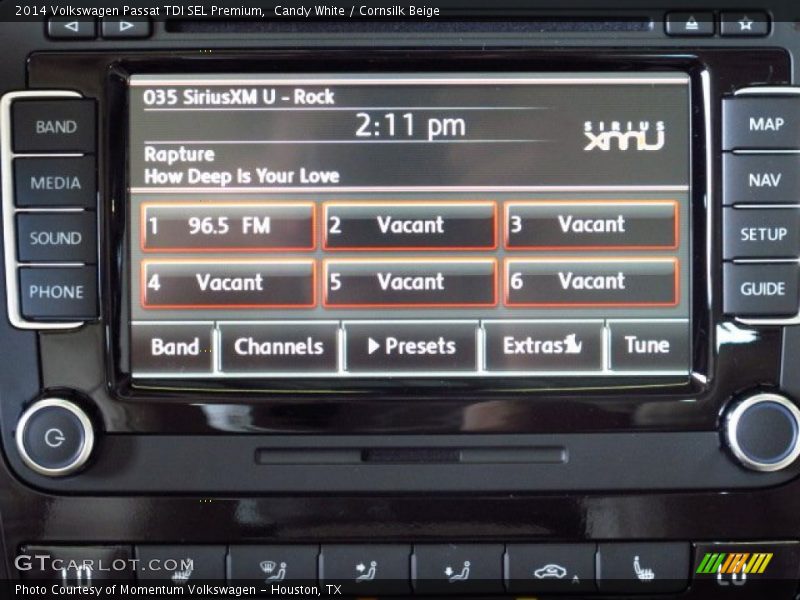 Candy White / Cornsilk Beige 2014 Volkswagen Passat TDI SEL Premium