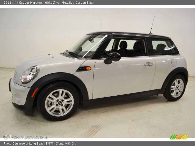 White Silver Metallic / Carbon Black 2011 Mini Cooper Hardtop