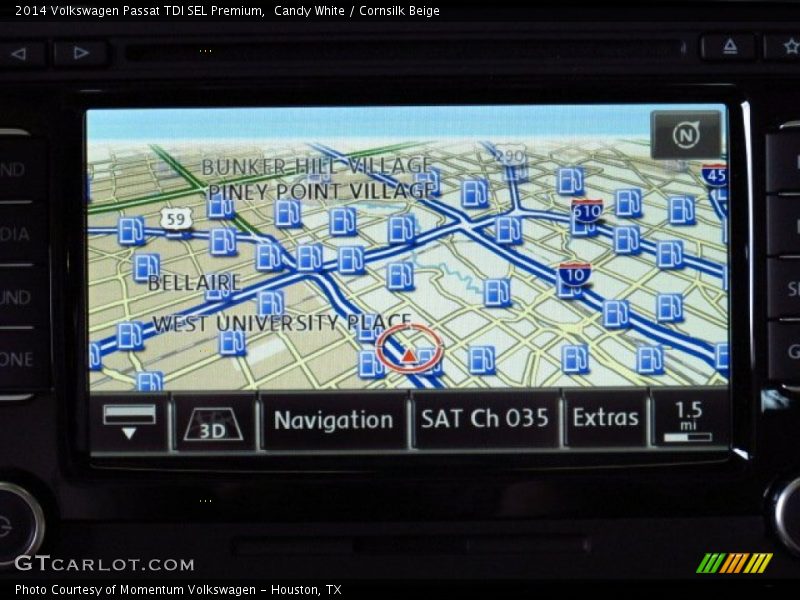 Candy White / Cornsilk Beige 2014 Volkswagen Passat TDI SEL Premium