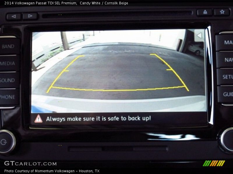 Candy White / Cornsilk Beige 2014 Volkswagen Passat TDI SEL Premium