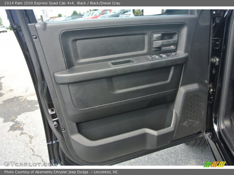 Black / Black/Diesel Gray 2014 Ram 1500 Express Quad Cab 4x4
