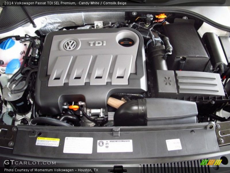 Candy White / Cornsilk Beige 2014 Volkswagen Passat TDI SEL Premium