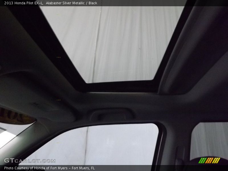 Alabaster Silver Metallic / Black 2013 Honda Pilot EX-L