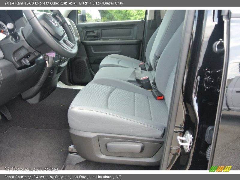 Black / Black/Diesel Gray 2014 Ram 1500 Express Quad Cab 4x4