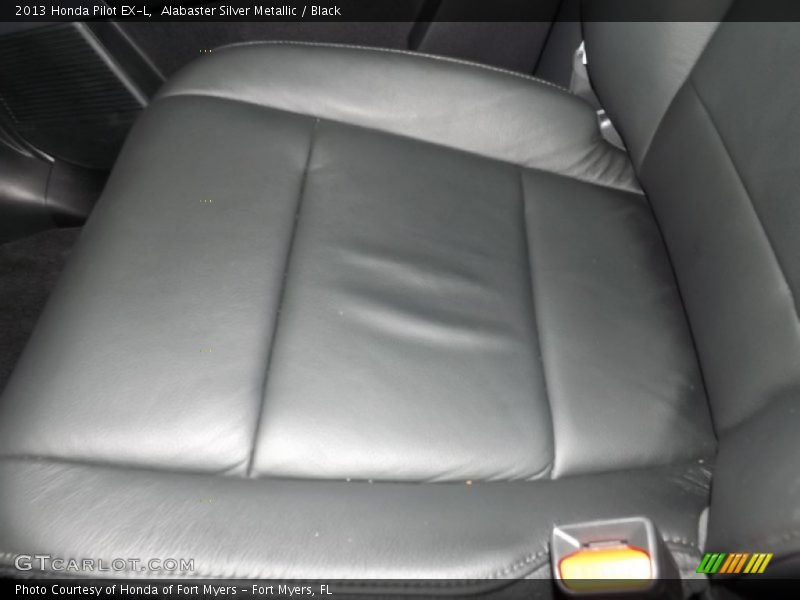 Alabaster Silver Metallic / Black 2013 Honda Pilot EX-L
