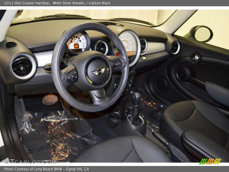 White Silver Metallic / Carbon Black 2011 Mini Cooper Hardtop