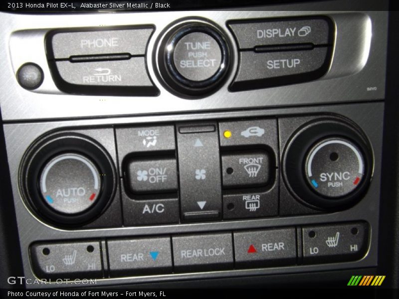 Alabaster Silver Metallic / Black 2013 Honda Pilot EX-L