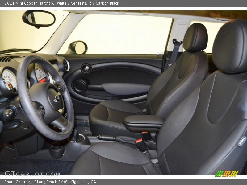 White Silver Metallic / Carbon Black 2011 Mini Cooper Hardtop