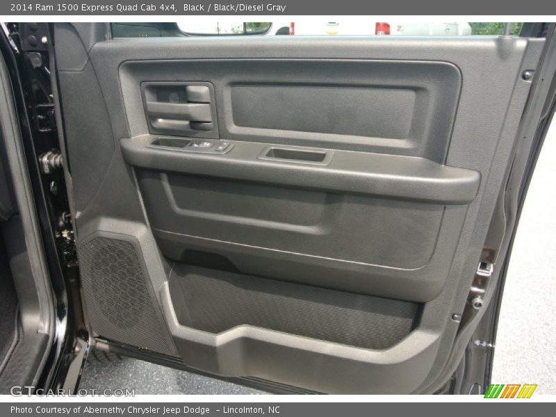 Black / Black/Diesel Gray 2014 Ram 1500 Express Quad Cab 4x4