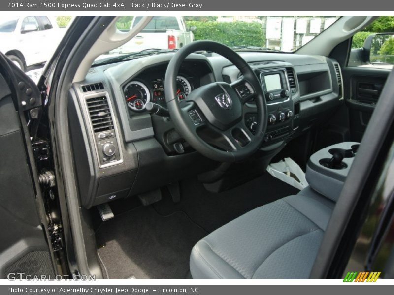 Black/Diesel Gray Interior - 2014 1500 Express Quad Cab 4x4 