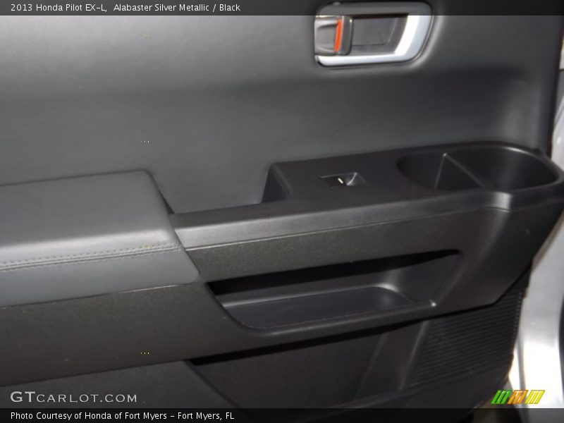 Alabaster Silver Metallic / Black 2013 Honda Pilot EX-L