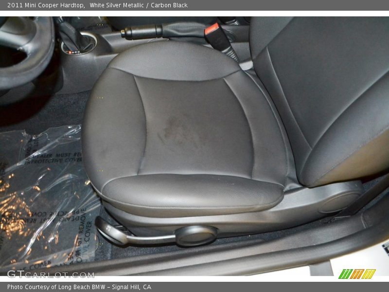 White Silver Metallic / Carbon Black 2011 Mini Cooper Hardtop