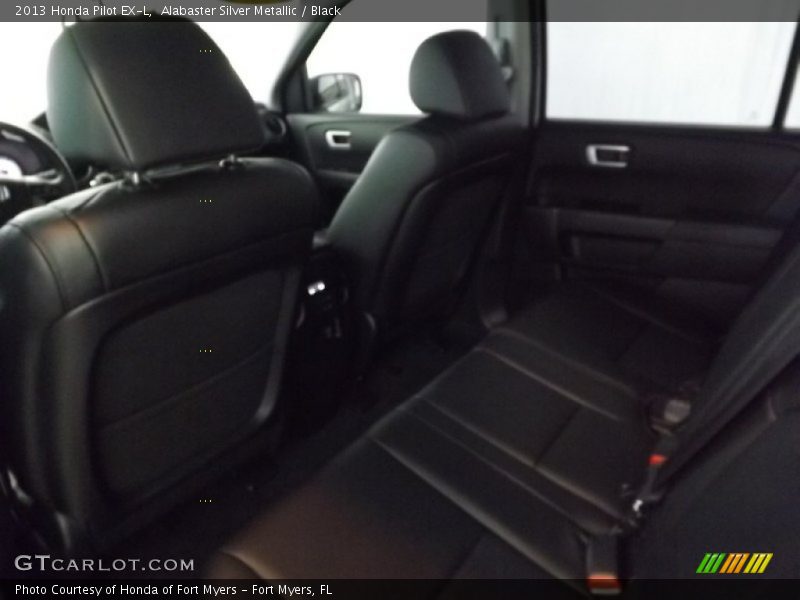 Alabaster Silver Metallic / Black 2013 Honda Pilot EX-L
