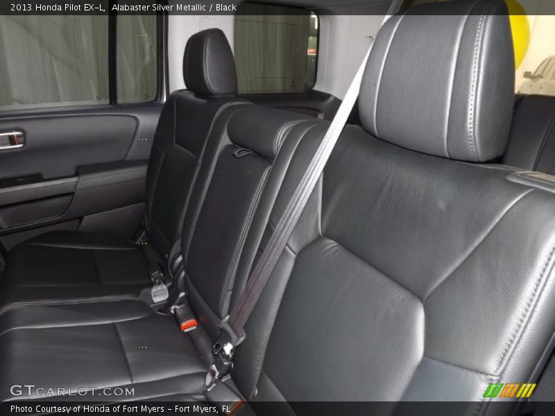 Alabaster Silver Metallic / Black 2013 Honda Pilot EX-L