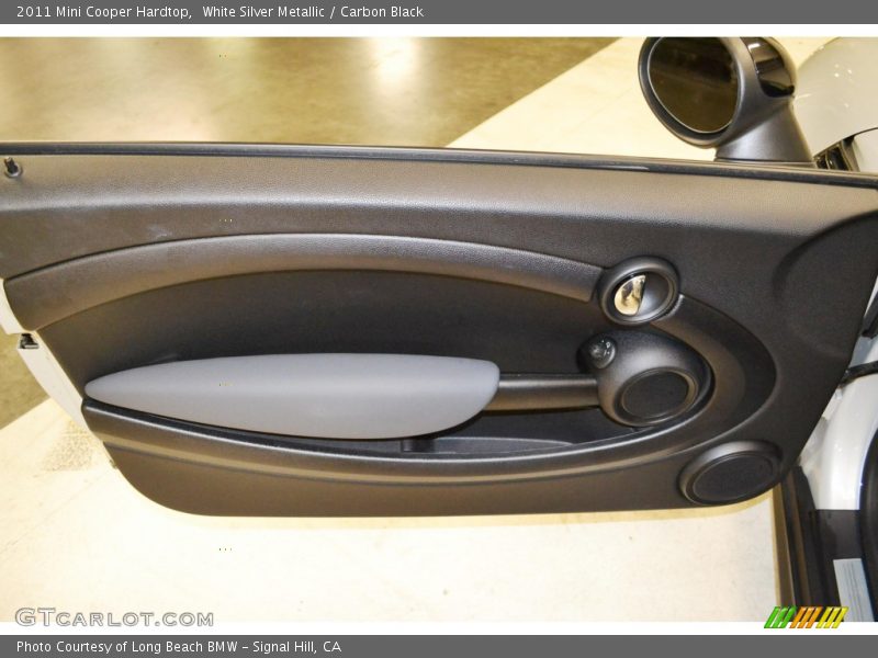 White Silver Metallic / Carbon Black 2011 Mini Cooper Hardtop