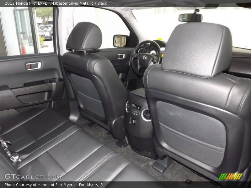 Alabaster Silver Metallic / Black 2013 Honda Pilot EX-L