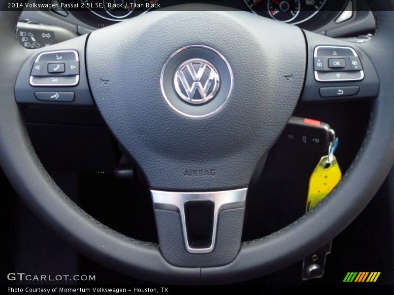 Black / Titan Black 2014 Volkswagen Passat 2.5L SE