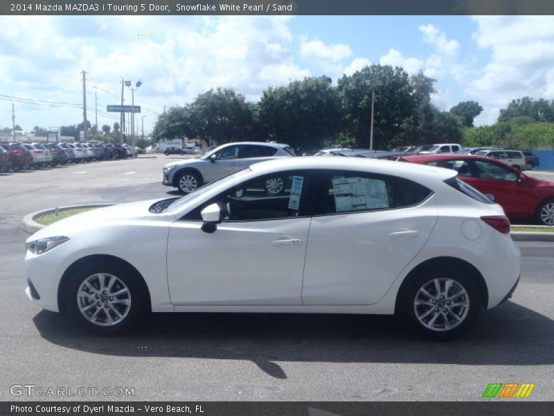  2014 MAZDA3 i Touring 5 Door Snowflake White Pearl