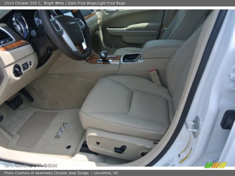 Bright White / Dark Frost Beige/Light Frost Beige 2014 Chrysler 300 C