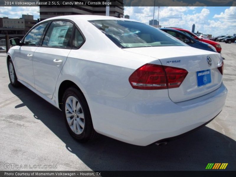 Candy White / Cornsilk Beige 2014 Volkswagen Passat 2.5L S