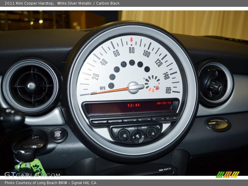 White Silver Metallic / Carbon Black 2011 Mini Cooper Hardtop