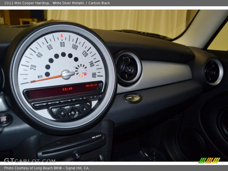 White Silver Metallic / Carbon Black 2011 Mini Cooper Hardtop