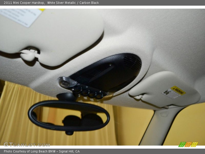 White Silver Metallic / Carbon Black 2011 Mini Cooper Hardtop