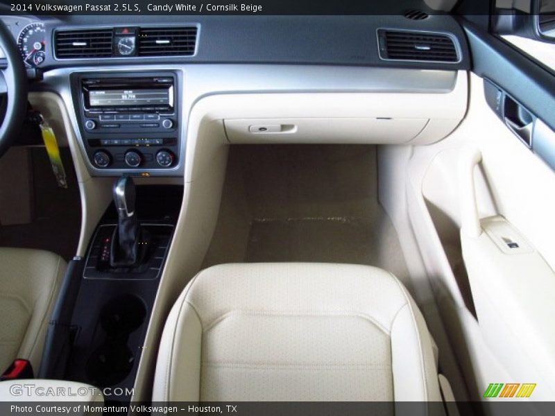 Candy White / Cornsilk Beige 2014 Volkswagen Passat 2.5L S