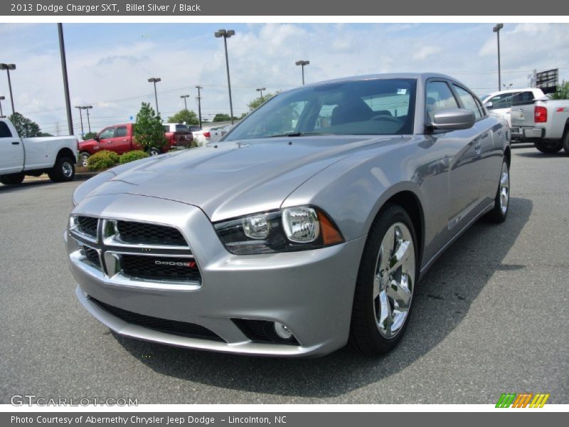 Billet Silver / Black 2013 Dodge Charger SXT
