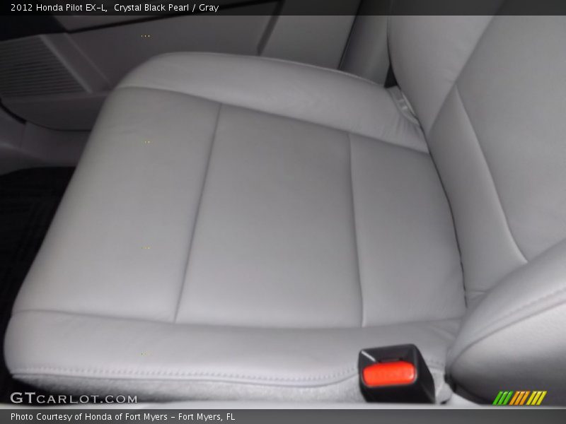 Crystal Black Pearl / Gray 2012 Honda Pilot EX-L